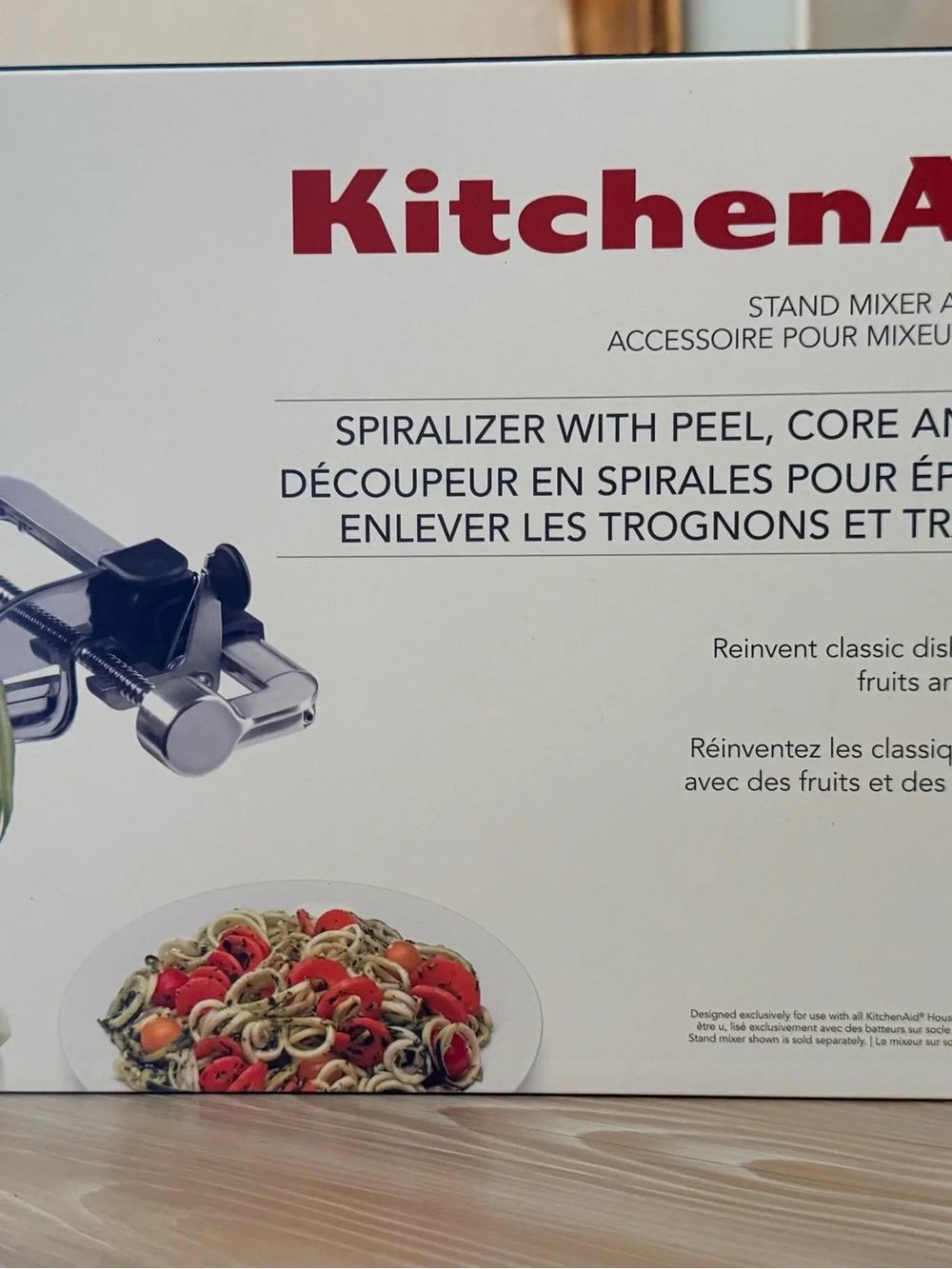 KitchenAid Spiralizer Attachment for Stand Mixers Open Box
